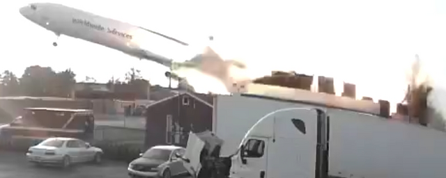 UPS MD-11 vrachtvliegtuig stort neer vlak na opstijgen